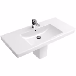 Métro Villeroy & Boch 2.0 Lavabo d'armoire, 800x470 mm, Convient pour un montage à 3 trous, Villeroy & Boch SUBWAY, trou de c ...