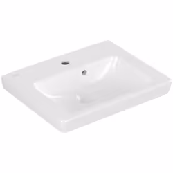 Métro Villeroy & Boch 2.0 Lave-mains, 500x400 mm, pour montage sur meubles SUBWAY 2.0, Convient pour un montage à 1 trou, Vil ...