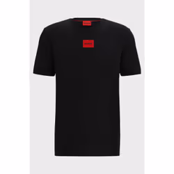 HUGO 50447978_001_M, Tee-shirt, Adulte, Mâle, Noir, Rouge, Monochromatique, M