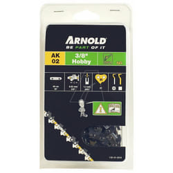 ARNOLD Chaîne de tronçonneuse 3/8", 1,3 mm - 57 maillons d’entraineurs - gouges demi-rondes