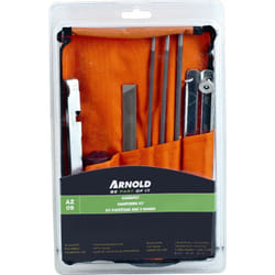 Kit d'affûtage en trousse enroulable pour lames de tronçonneuse - Arnold