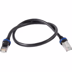 Mobotix 1m RJ-45 Cable, 1 m, Noir, Mâle/Mâle, 2x RJ-45
