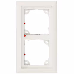 Mobotix MX-OPT-FRAME-2-EXT-SV, Argent, 131 mm, 233 mm, 18 mm, 1 pièce(s), Boîte