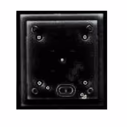 Mobotix MX-OPT-BOX-1-EXT-ON-BL, Support et fixation, Extérieure, Noir, Métal, 126 mm, 31 mm