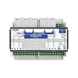 Mobotix MxSwitch Connexion Ethernet, supportant l'alimentation via ce port (PoE) Gris
