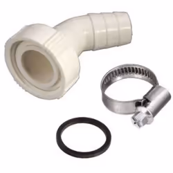 Hama 00110812, Connecteur de tuyau, Femelle, Plastique, Blanc