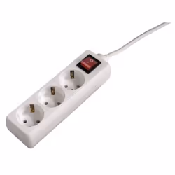 Hama 69030382, Intérieure, Blanc, 3 sortie(s) CA, 16 A, 3500 W, 50 mm