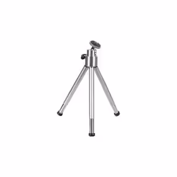 Hama Mini Tripod with Ball Tilt Head, silver, 3 pieds, Argent, 127 g