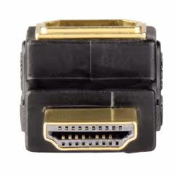 Hama Angled Adapter - HDMI, 90°, HDMI, HDMI, Noir