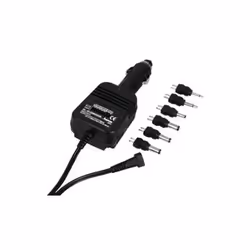 Hama Car Mains Adapter, stabilised, 1000 mA, 12 V, Noir