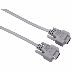 Hama 3m Monitor Cable, 3 m, VGA (D-Sub), VGA (D-Sub), Gris, Mâle/Mâle