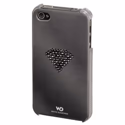 White Diamonds Rainbow, Housse, Apple, iPhone 4/4S, Noir