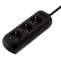 Hama 00108841 protection surtension Noir 3 sortie(s) CA 230 V 3 m