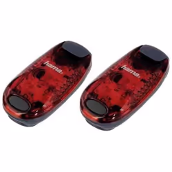 Hama 106998, Lampe-torche à cliper, Noir, Rouge, LED, CR2032, 55 mm, 28 mm