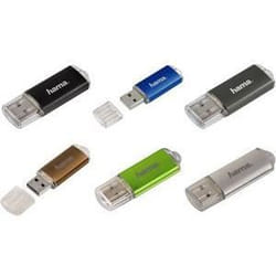 Hama Laeta 64GB lecteur USB flash 64 Go USB Type-A 2.0 Vert, Transparent