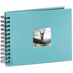 Hama 4047443167408 album photo et protège-page Turquoise 50 feuilles 10 x 15 Reliure spiralée