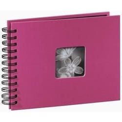 Hama Fine Art album photo et protège-page Rose 50 feuilles 10 x 15 Reliure spiralée