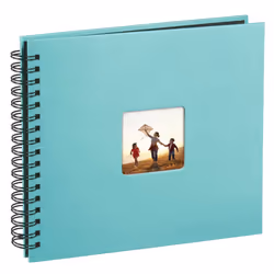 Hama 4047443167460 album photo et protège-page Turquoise 100 feuilles 10 x 15 Reliure spiralée