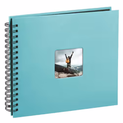 Hama 4047443167460 album photo et protège-page Turquoise 100 feuilles 10 x 15 Reliure spiralée