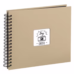 Hama 4047443167484, Taupe, 50 feuilles, 10 х 15, Reliure spiralée, Noir, 280 mm