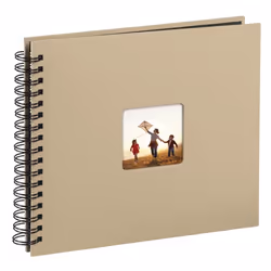 Hama 4047443167484 album photo et protège-page Taupe 50 feuilles 10 х 15 Reliure spiralée