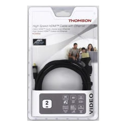Thomson 00132114 câble HDMI 2 m HDMI Type A (Standard) HDMI Type D (Micro) Noir