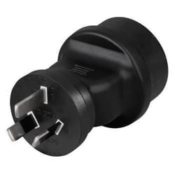 Hama 00108882 adaptateur prise d'alimentation Type F Type I (AU) Noir