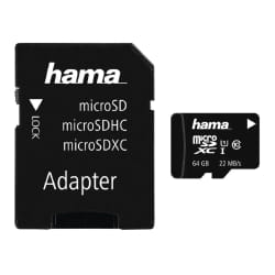 Hama 64GB microSDXC 64 Go UHS Classe 10