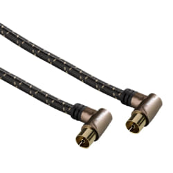 Hama 122429 câble coaxial 1,5 m Marron