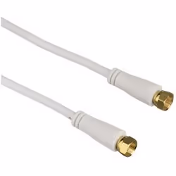 Hama 122439, 3 m, F, F, Blanc