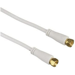 Hama 122439 câble coaxial 3 m F Blanc