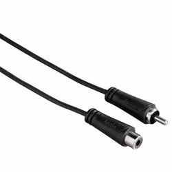 Hama 00122281, RCA, Mâle, RCA, Femelle, 3 m, Noir