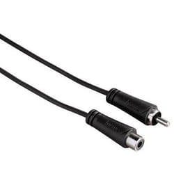 Hama 00122281 câble audio 3 m RCA Noir