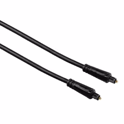 Hama 1.5m, Toslink - Toslink, TOSLINK, Mâle, TOSLINK, Mâle, 1,5 m, Noir