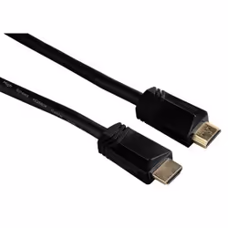 Hama HDMI/HDMI, 3 m, 3 m, HDMI Type A (Standard), HDMI Type A (Standard), Compatibilité 3D, 18 Gbit/s, Noir