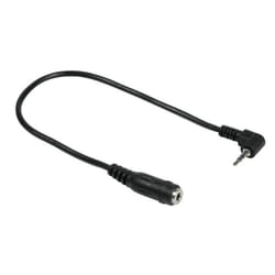 Hama 2.5mm - 3.5mm M/F câble audio 0,2 m 2,5 mm 3,5mm Noir