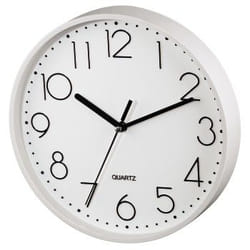 Hama 00123166 Horloge murale et de table Horloge à quartz Cercle Blanc