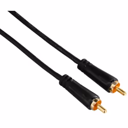 Hama 1.5m RCA, RCA, Mâle, RCA, Mâle, 1,5 m, Noir