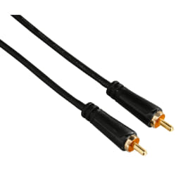Hama 1.5m RCA câble audio 1,5 m Noir