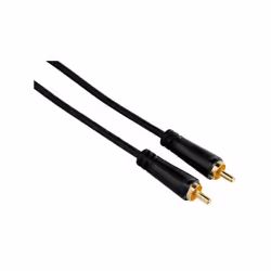 Hama 75122153, 1,5 m, RCA, RCA, Mâle, Mâle, Noir