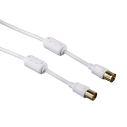 Hama 75122423 câble coaxial 3 m Blanc