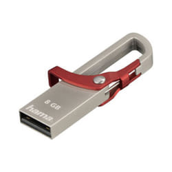 Hama "Hook-Style" lecteur USB flash 64 Go USB Type-A 2.0 Gris