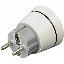 Hama 00121992 adaptateur prise d'alimentation Type F Type I (AU) Blanc