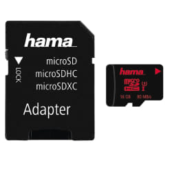 Hama 00123977 mémoire flash 16 Go MicroSDHC UHS Classe 3