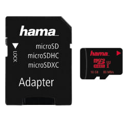 Hama 00123980 mémoire flash 16 Go MicroSDHC UHS Classe 3