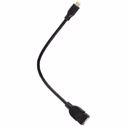 Hama 00108307, 0,15 m, Micro-USB B, USB A, USB 2.0, Mâle/Femelle, Noir
