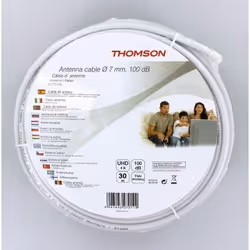 Thomson 00132162 câble coaxial 30 m Non Blanc