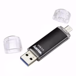 Hama 00124001 lecteur USB flash 128 Go USB Type-A / Micro-USB 3.2 Gen 1 (3.1 Gen 1) Noir