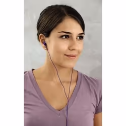 Hama EAR3005PL Casque Avec fil Ecouteurs Appels/Musique Violet