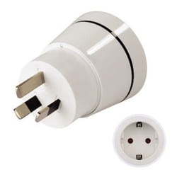 Hama 00121996 adaptateur prise d'alimentation Blanc